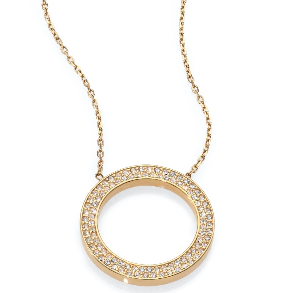 Michael Kors Gold Circle Necklace